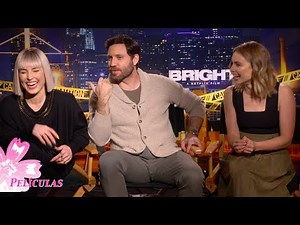 🍭 Meet the fun side of Edgar Ramirez, Noomi Rapace and Lucy Fry, stars of "Bright" Netflix Movie