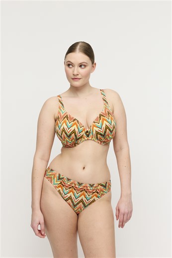 Primadonna Swim TUBOU Ikat Summer half padded plunge bikini top | Rigby & Peller United Kingdom