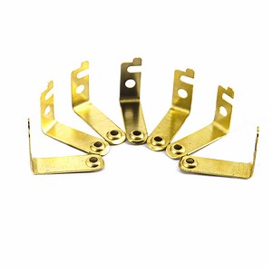 [Hot Item] Custom Brass Positive and Negative Electrodes Stamping Terminal Shrapnel Parts Electrical Contacts Connector Piece AAA Battery Terminal