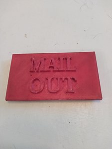 Mail Out Mail Box Sign - Etsy