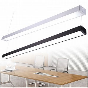 [Hot Item] Tw-Aluminum Profile Modern Commercial Suspended Lights Pendant Hanging Lighting Ceiling Lamps LED Linear Fixtures Chandelier