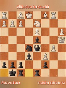 157K views · 1.5K reactions | Albin Counter-Gambit ( Part 13 ) Play As Black #ChessOpening #AlbinCounterGambit | Chess Galleryan | Facebook