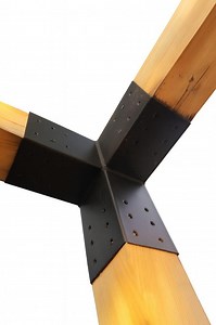 Pergola Corner Beam Connector | 100x100mm Metal Joint, Heavy Duty Bracket - Etsy Australia
