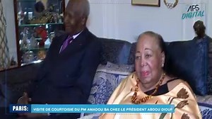Paris: Visite de courtoisie du PM Amadou BA chez le Président Abdou DIOUF | Diaspora221 | Facebook