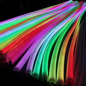 [Hot Item] 30mm Neon Tube 360 Degree Disco Light Decorative Lighting Advertising Flex Neon Tube Lights