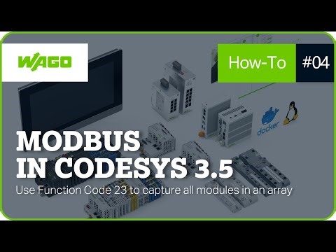 Modbus in CODESYS 3.5 | Capture all modules in an array using Function Code 23