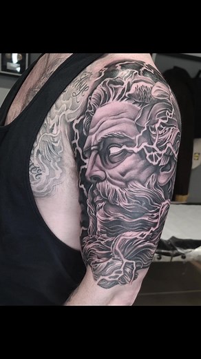 Zeus: Realism Tattoo Inspiration from Greek Mythology
