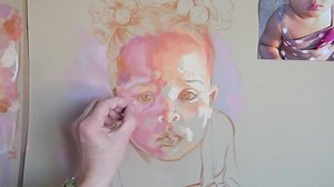 Como hacer un retrato en colores pastel paso a paso Retrato proceso de pintura por Graciela Bombalova, Bogra. | Solo Art
