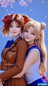 ✨ Anime Crossover Miaka Yuuki and Sailor Moon ❤️🥰 #fblifestyle #sailormoon #FushigiYuugi #animeedit #midjourney #fypageシ | Ralcute