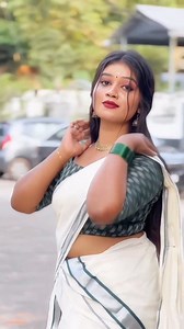 Beauty in sett Saree #templestyle | Kerala Models