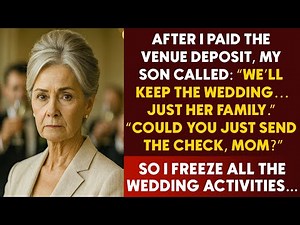 My Son Said, “We’ll Keep the Wedding, Just Her Family.” | Grandma Revenge Stories