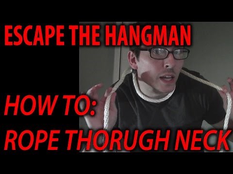 Revealed Magic Trick! Rope Through Neck!
