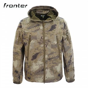 [Hot Item] Au Camo Hoodie Tactical Uniform Hunting Softshell Waterproof Tactical Jacket