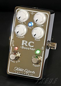 【レビュー】Xotic RC Booster サウンドに張りを与えるブースター。｜ギタリスト・かとうたかこの音楽ブログ
