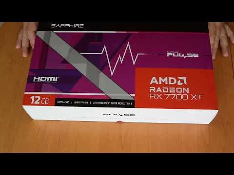 Unboxing Sapphire Pulse Radeon RX 7700 XT