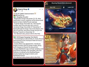 Clash of Kings: NEW UPDATE 11.07.0