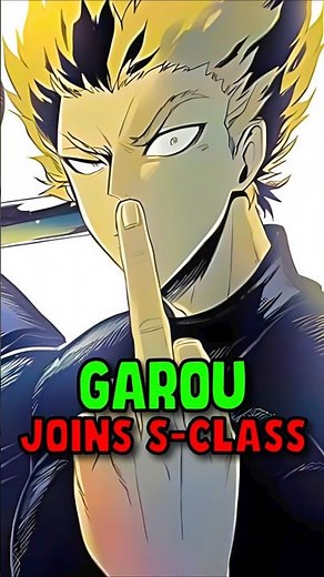 Garou Becomes S-Class Hero After Saitama Fight | One Punch Man
