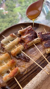 honey & cheese tteok (rice cakes) | Jasmine and Tea