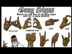 GANGS SIGNS AND MEANINGS (BLOOD CRIP AND CHICAGO) #gangster #signs #crip #blood #chicago #gangsigns