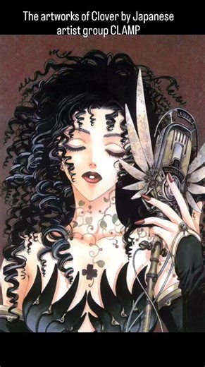 @finalformlab on Instagram: "The artworks of Clover by Japanese artist group CLAMP CLAMP is a famous Japanese all-female artist group known for creating some of the most influential manga and anime-inspired art styles in Japan Formed in the late 1980s, the group is best known for works like Cadcaptor Sakura, Chobits, Clover and Code Geass character designs"