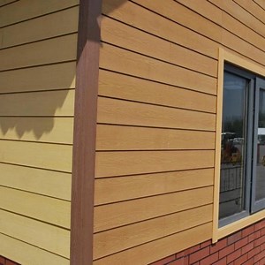 [Hot Item] Wood Plastic Composite Outdoor Decking&Exterior WPC Wall Cladding WPC Decking No Deformation WPC Wall Cladding for Exterior Decoration