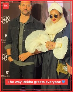 #Rekha is th most kind-hearted soul and it shows in the way she meets everyone. Take a look. | ETimes Lifestyle