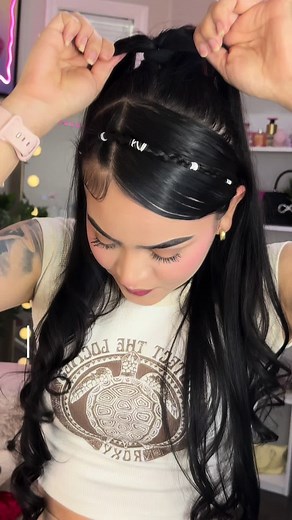 Peinado medio recogido fácil y bonito – Tutorial rápido