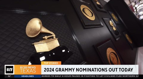 Academy Awards to announce 2024 Grammy nominations