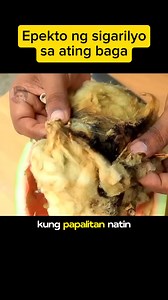 6.6K views · 37 reactions | Epekto ng sigarilyo sa ating baga  #cigerette #Smokings #lungs | Mcniel Aganap Edoloverio | Facebook