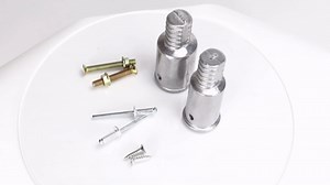 Metal Threaded Tip Repair Kit,Broom Handle Threaded End,Palo para Trapeador,Broom Stick Pole Extension Pole Adapter 2 Sets