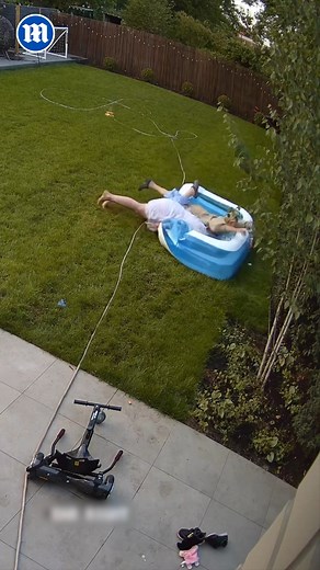 That pesky paddling pool!😂 | Daily Mail Video