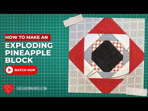 How to make an Exploding pineapple block video tutorial