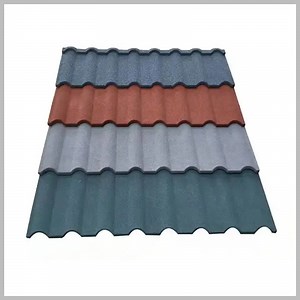 [Hot Item] Double Roman Roof Tiles Prices Metal Roof Ridge Stone Coated Metal Roofing Tile