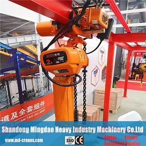 [Hot Item] 2ton Electric Chain Hoist with Electric Monorail Trolley