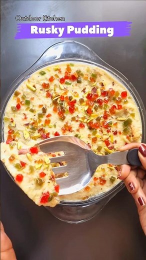 Creamy Rusky Pudding Delight 😍 | #shorts