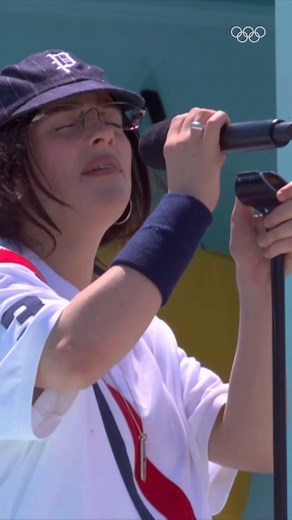 465K views · 10K reactions | Billie giving us everything we wanted at the #LA28 Handover Ceremony.  Rewatch the best moments of the Games here ➡️ https://oly.ch/3M2IBEs #Paris2024 #Olympics | Olympics | Facebook