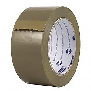 IPG 7100 1.85Mil Medium Grade Hot Melt Carton Sealing Tape, 48mm x 100m, Tan, (36-Pack)