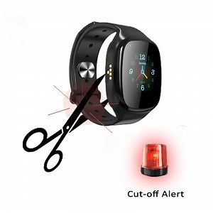 [Hot Item] Long Stand Belt off Alarm 4G Smart GPS Watches Tracker for Offender