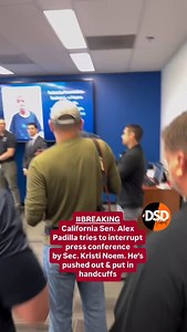 Is American politics turning into a Banana Republic? 🇺🇸 A U.S. SENATOR, ESCORTED OUT?! ⁠ Senator Alex Padilla was physically escorted out of a Department of Homeland Security press conference—by order of DHS Secretary Kristi Noem. ⁠ What’s going on in our Government? Even though from news reports, it does seem Senator Padilla was being unruly, where are the adults in the room? On both sides actually. | Deep Shallow Dive Podcast