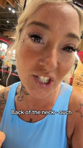 Almost had to tap out Girl got a heavy ass hand ouch tattoo