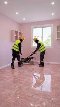 From Dirty Room to Dream Pink Bedroom 💗 Marble Floor + Epoxy Transformation