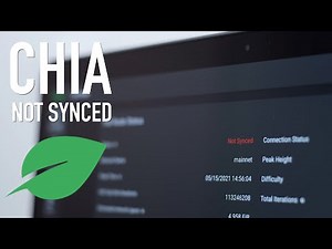 Resolving Chia Not Synced problem on Mac