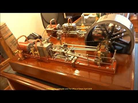 A Duplex Tandem Compound Corliss Steam Engine Model From Castings By Southwoth