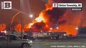 16K views · 665 reactions | Horrible! An explosion at a vape distributing plant in Clinton Township, Michigan, sent metal debris (including steel canisters roughly a foot long) in a quarter-mile diameter. Tragically, a 19-year-old was struck and killed by debris from the blast. | Breitbart | Facebook