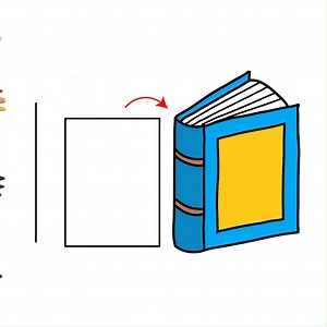 Cómo dibujar un Libro paso a paso | DibuBaron