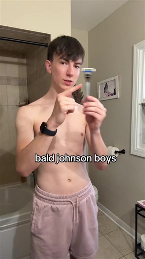 Bald Johnson boys know #menstrimmer