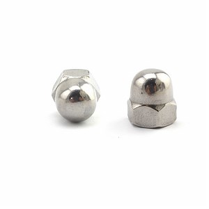 [Hot Item] Customized Stainless Steel Hardware Parts Hexagonal Cap Nut Hexagonal Spherical Nut
