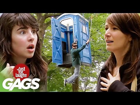 Best of Falling Down Pranks | Just For Laughs Compilation