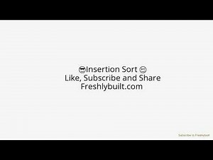 Insertion sort in python ( animated video with Source code / algorithm , flowchart and added blog)