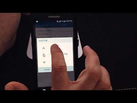 Samsung Galaxy S5 Tip: How enable schedule text messages